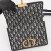 DIOR 30 Montaigne Oblique Jacquard Chain Bag Blau 160401293 [P]