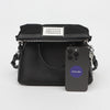 MAISON MARGIELA 5AC Mini Schultertasche mit Griff aus narbenleder schwarz 160401761 [P]