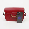 GUCCI Kanvas-Horsbit 1955 Kleine Schultertasche Rosso Ancora Rot 160478069 [P]