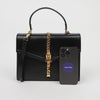 GUCCI Small Leder Top Handle Tote und Schultertasche Schwarz 1969 160478656 [P]
