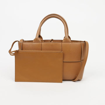 Bottega Veneta Arco Mini Tote Bag Camel 160479682 [P]