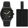 AX Armani Exchange Armani Exchange AX7165SET Sync Chronograph Luggage Tag Set for Men 149924197 [P]