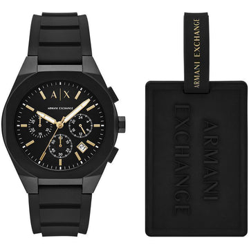 AX Armani Exchange Armani Exchange AX7165SET Sync Chronograph Luggage Tag Set for Men 149924197 [P]