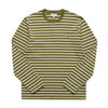 MAISON KITSUNE Fuchs Kopf Patch Streifen Herren Langarmshirt LM00105KJ0046 S394 144569978 [P]