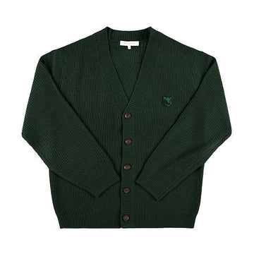 MAISON KITSUNE ボールドフォックスヘッドパッチVネックメンズカーディガン stamp参考：NM00501KT1093 P391 144569893 [P]