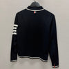 Thom Browne Diagonal Armband Viscose Tipping Collar Knit (44) 160700774 [P]