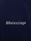 Balenciaga Blue BB Lettering Embroidery Logo T-Shirt 160701391 [P]