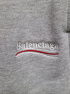 BALENCIAGA グレーウェーブロゴ刺繍ショートパンツ 160701616 [P]