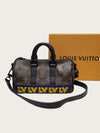 Louis Vuitton Monogram Rubber Logo Keepall Crossbody Bag 160701914 [P]