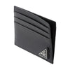 Prada Saffiano Card Holder with Triangle Logo Black 160702552 [P]