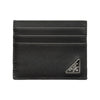 Prada Saffiano Card Holder with Triangle Logo Black 160702552 [P]