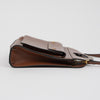 Burberry Topstitch Pocket Leather Mini Tote Bag Brown 158669579 [P]