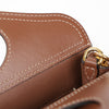 Burberry Topstitch Pocket Leather Mini Tote Bag Brown 158669579 [P]