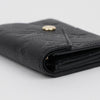 LOUIS VUITTON Monogram Prägung Leder Geldbörse Schwarz 158796167 [P]