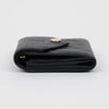 LOUIS VUITTON Monogram Prägung Leder Geldbörse Schwarz 158796167 [P]