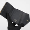 LOUIS VUITTON Monogram Prägung Leder Geldbörse Schwarz 158796167 [P]