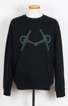 Hermes Leather Patch Horsebit Sweatshirt M(105) 160702890 [P]