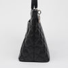 CHANEL Caviar Skin Coin Tote Bag Black 159662049 [P]