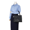 CHANEL Caviar Skin Coin Tote Bag Black 159662049 [P]