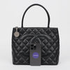 CHANEL Caviar Skin Coin Tote Bag Black 159662049 [P]