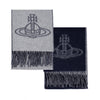 Vivienne Westwood Double Face Wool Fringe Muffler 160484286 [P]