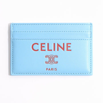 CELINE ロゴカードホルダー ブルースカイ 10N764K40 GLK5 160704567 [P]