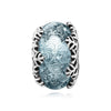 PANDORA Muranosilber Damenarmbandanhänger Winterblau Schneeflocke 792377C00 139818560 [P]