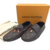 Louis Vuitton Monogram Leather Drivers Moccasin Loafers Brown 1ABF7X 160707449 [P]