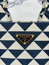 Prada Symbol Jacquard Tote Shoulder Bag 160707645 [P]