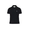 AMI Heart Small Logo Polo T-Shirt Black 160713958 [P]