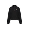 MONCLER Patch Logo Halb-Zip Sweatshirt Schwarz 8G000 59 899V4 999 160713986 [P]