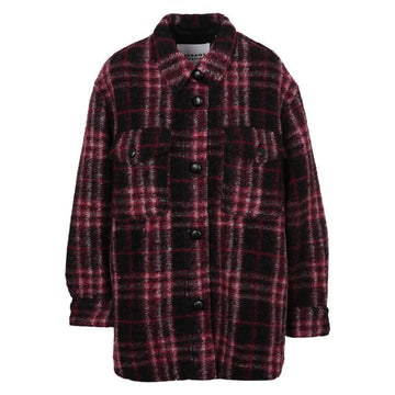 ISABEL MARANT ウールチェックコート 153505988 [P]