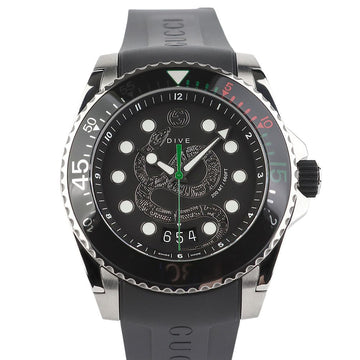 Gucci Kingsnake Dive Quartz 45MM Men's Watch 37779-6 160741366 [P]