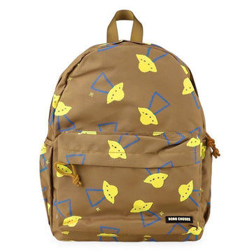 BOBO CHOSES Kinder Pixel Abduckung All Over Rucksack (Braun) B226AI067 211 160684967 [P]