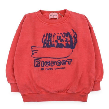 Bobo Choses Kids Big Foot by Sweatshirt (Red) B226AC032 611 160684829 [P]