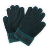 Bobo Choses Kids Stripe Gloves (Dark Green) B226AI043 360 160616101 [P]