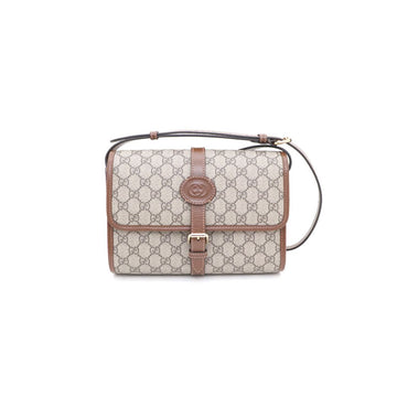 Gucci GG Supreme Canvas Interlocking Shoulder Bag Crossbody 745679 160742283 [P]