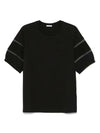 MONCLER シルクトリムコットンTシャツ 142645860 [P]