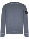 STONE ISLAND Malfile Fleece Old Effect Crew Neck Sweatshirt 142785967 [P]