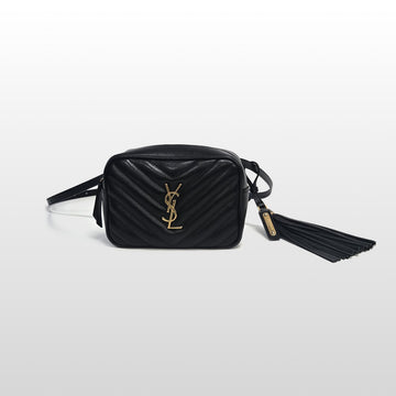Saint Laurent Black Monogram Matelassé Belt Crossbody Bag 534817 160747144 [P]