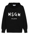 MSGM ブラッシュド ロゴ フーディ Tシャツ 151062092 [P]