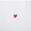 Comme Des Garcons PLAY Small Red Heart Patch Unisex Long Sleeve T-shirt 144598608 [P]