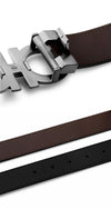 Salvatore Ferragamo Double Gancini Reversible Men's Belt 139811624 [P]