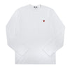 Comme Des Garcons Long Sleeve T-Shirt Red Heart Patch 139811651 [P]