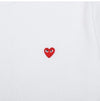Comme Des Garcons Long Sleeve T-Shirt Red Heart Patch 139811651 [P]