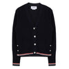 THOM BROWNE コットンストライプVネックカーディガン 130853593 [P]