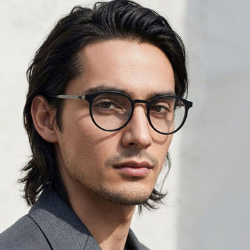 HUGO BOSS BOSS1350F TI7 ラウンドフレーム超軽量眼鏡 68422564 [P]