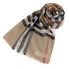 Burberry Checked Wool Silk Scarf 72155642 [P]