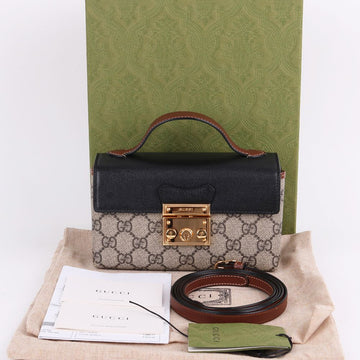Gucci Mini Top Handle Bag with GG Padlock Gold Hardware 652683 160754830 [P]