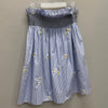 MIU MIU Gestreifte Daisy-Stickerei-Rock (26) 160754969 [P]